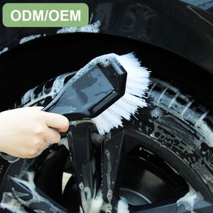 Durable Plastic Car Tire Cleaning Brush Kit Wheel Hub Tires & Auto Accessories Detailing & Washing Tools