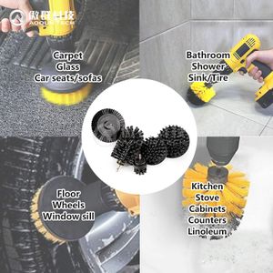Cleaning Brush Nail Drill Bit Metal Brush Kit for Drill 3pcs Drill Cleaning Brush