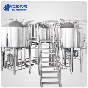 5BBL Turnkey Project of Brewery Whole Set Beer Brewery Equipment Beer Brewing Equipment Home Beer Brewing Equipment