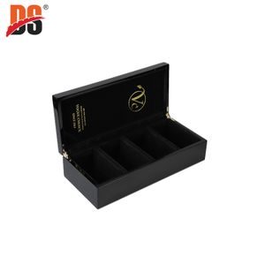 DS MDF Packaging Screen Pattern Gift Wooden New Design Custom Logo Antique Exquisite Silk Wood Gift & Craft Gift Package Tea Box