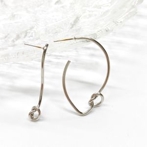Factory Wholesale Women's Trendy Gold-Plated Light Luxury Huggie Earrings Fashionable Design