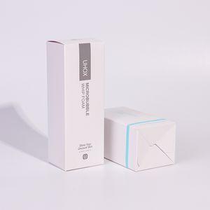 Custom Color Printed Foil Hot Stamping Embossed Paper Packaging Box With Auto Locked Bottom