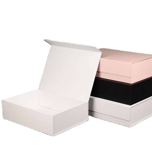Printed Cardboard Box Black Recyclable Paper Box Paperboard Box for Shipping