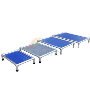 Wholesale Pet Dog Bed Trampoline Hammock Cot Pet Breathable Mesh Indoor and Outdoor Elevated Extrusion Aluminium Dog Bed