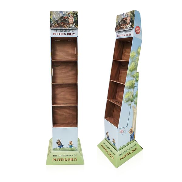 Custom Retail Store Beverage Drink Flooring Food Candy Pop up Stand Product Paper Cardboard Display Stand Supermarket