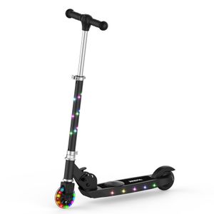 Push Kick E-Scooter With LED Light 2 Wheel Ages 8-12 Children Kids Electric Scooter