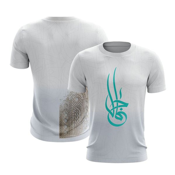 Custom 100% Cotton T-Shirt Men's Sports Fashion Short Sleeve Sublimated Custom Logo Oversized Long Length-OEM Services Available