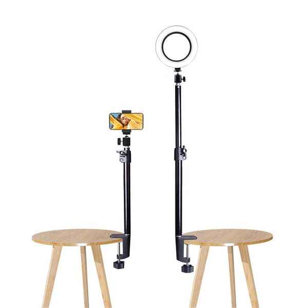 Adjustable Tabletop C Clamp Mount Stand Desk Mounting Stand for Ring Light
