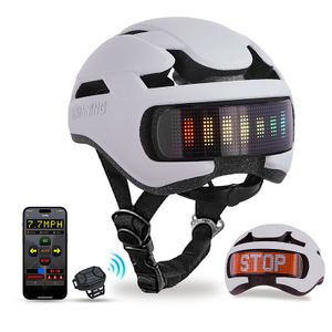 Urban Universal E Bike Smart Helmet Flexible Adult Men's Cycling Sports Met Professional Bicycle Helmet with Light LED