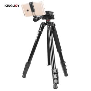 Kingjoy BT-158 Tripod Stand for Mobile Phone Professional Tripod for Selfie Camera Tripod for Live Streaming Camera Ring Light