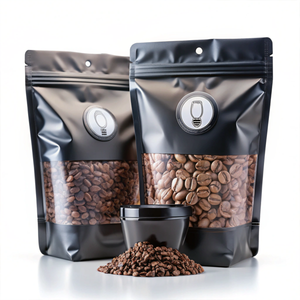 Wholesale High Quality Custom Reclosable Coffee Packaging Pouch Bags 3oz with Recyclable Material & Airtight Seal for Daily Use