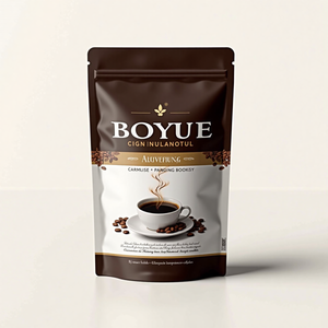 Wholesale Custom Recyclable 250 Gram Coffee Bag with Reclosable Seal & Degassing Valve Sustainable Packaging for Ground Coffee