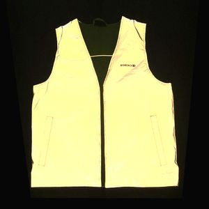 Wholesale Custom Women's Reversible Polyester Winter Warm Solid Blank Men's Outdoor Casual Reflective Sleeveless Vest Jacket