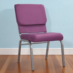 Stackable Steel Church Chair Padded Seat for Auditorium Hotel Theater Easy Storage Comfort Design Great Price