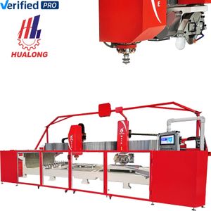 Hualong Machinery MATE 5Axis CNC Marble Granite Router New Kitchen Sink Cutting Polishing Machine Tile Making Machinery Motor