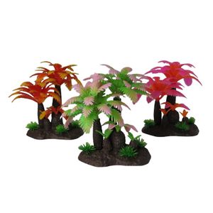 Fish tank Landscaping Decoration Coconut Tree Plant Ornaments Landscape Accessories Sand Table Model Mini Coconut Tree