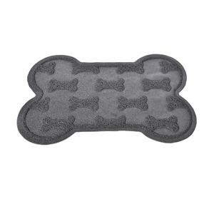 Portable Anti Dog Feeding Bowl Waterproof PVC Bone Pattern Pet Cat Food and Water Mat