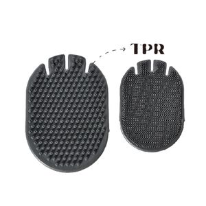 Custom Logo Pet Bath Brush Soothing Massage TPR Comb  Double Side Long Short Haired Dogs Cats Grooming Brush