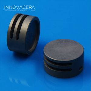 Custom Silicon Carbide Sic CNC Machined Eccentric Positioning Ceramic Parts