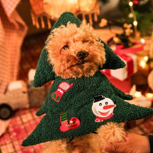 Manufacturer Christmas Pet Accessories Pet Costume Christmas Tree Clothes for Pets