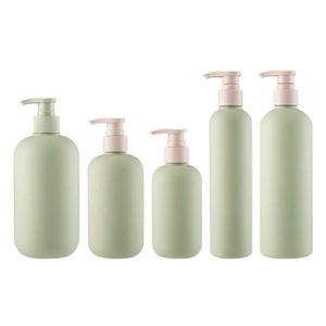 Wholesale 200ml 250ml300ml 400ml 500ml Shower Gel Shampoo Conditioner Cosmetic Plastic Packaging Lotion Pump Bottle