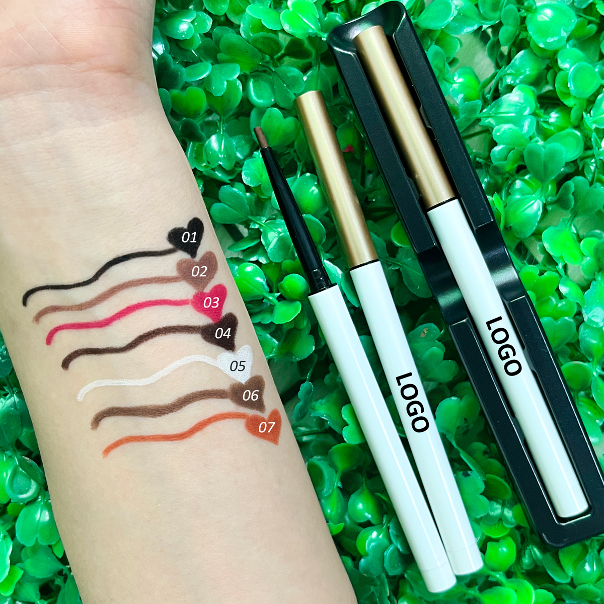 Private Label Brown Black Color Gel Eyeliner Pencil Waterproof Eye Liner Eyeliner Gel Makeup Wholesale