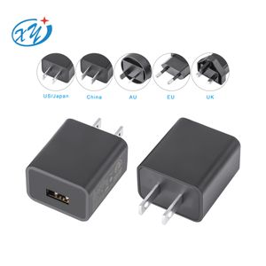 US EU AU UK Plug Portable USB Wall Charger 1A/2A/2.1A Output Power 5V/12W 5V/5W USB Charger