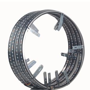 Kingshowstar RGB  LED Color Wheel Rim Lights APP Control Waterproof Car Alloy Led Chasing Wheel Ring Lights for the Golf Carts