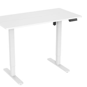 V-mounts Home Office Ergonomic Single Motor Electric Height Adjustable Standing Desk Max Load Capacity 70kg/154lbs VM-JSD5-01-2P