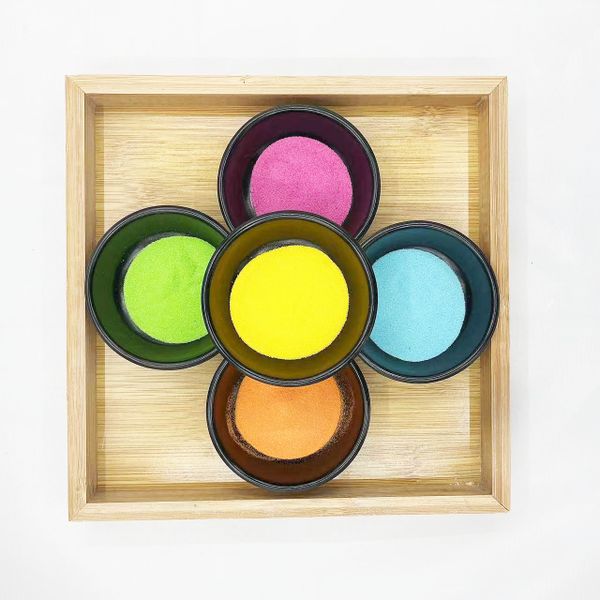 Child-Friendly DIY Sand Vases Fine Color Dyed Silica Sand with SiO2 Art Decorative Non-Metallic Minerals & Products