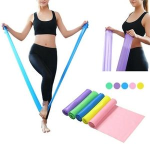 27 Years Factory High Quality Gym Fitness Latex Rubber Resistance Flat Bands YOGA Resistance Bands 1.5 Meter FITNESS BANDS