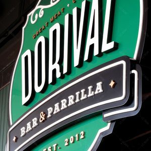 LC Waterproof 3D Acrylic Sign Custom Light Box Sign  Led Letters Board Custom Led Illuminated Sign