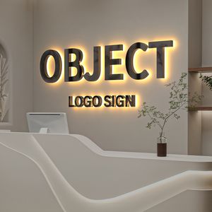 New Arrivals Business Backlit  Led Sign 3d Led Letters Custom logo Store Decoration Building Signage Led logo Sign
