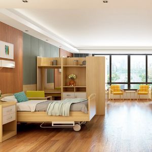 OEM/ODM Hospital Furniture Clinic Patient Hospital Bed Wooden Home Care Nursing Bed