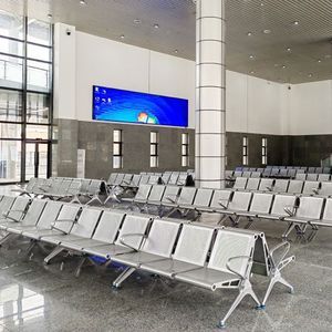 Public Chair Hospital Airport Long Steel 3-Seater Waiting Chair Public Furniture