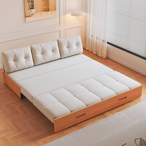 Wholesale Living Room Furniture Multifunctional Modern Pull Out Sofa Bed with Storage