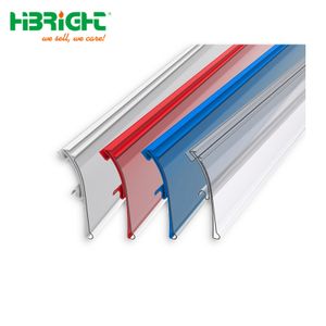 Supermarket Gondola Price Tag Holder with Adhesive Strip Essential Warehousing Supply