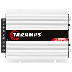 Taramps TS 800x4 Traditional RCA Inputs 800 Watts Rms at 2 Ohms 4 Channels Class D Amplifier 14.4VDC Full Range