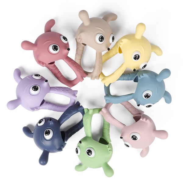 Bpa Free Chewing Toy Silicone Teether Toy  Silicone Teether Pacifier Cute Fox Baby Teether Toy Latest  Baby Supplies