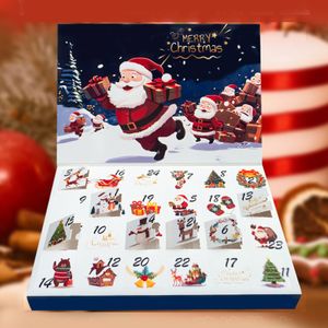Holidaypac 2025 Christmas Countdown Empty Surprise Calendar Gift Box 24 Days of Christmas Advent Calendar Packaging Blind Box