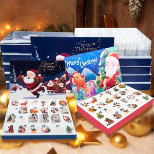 Holidaypac Countdown Empty Calendar Gift Box Christmas Food & Toy Blind Box Christmas Advent Mystery Box