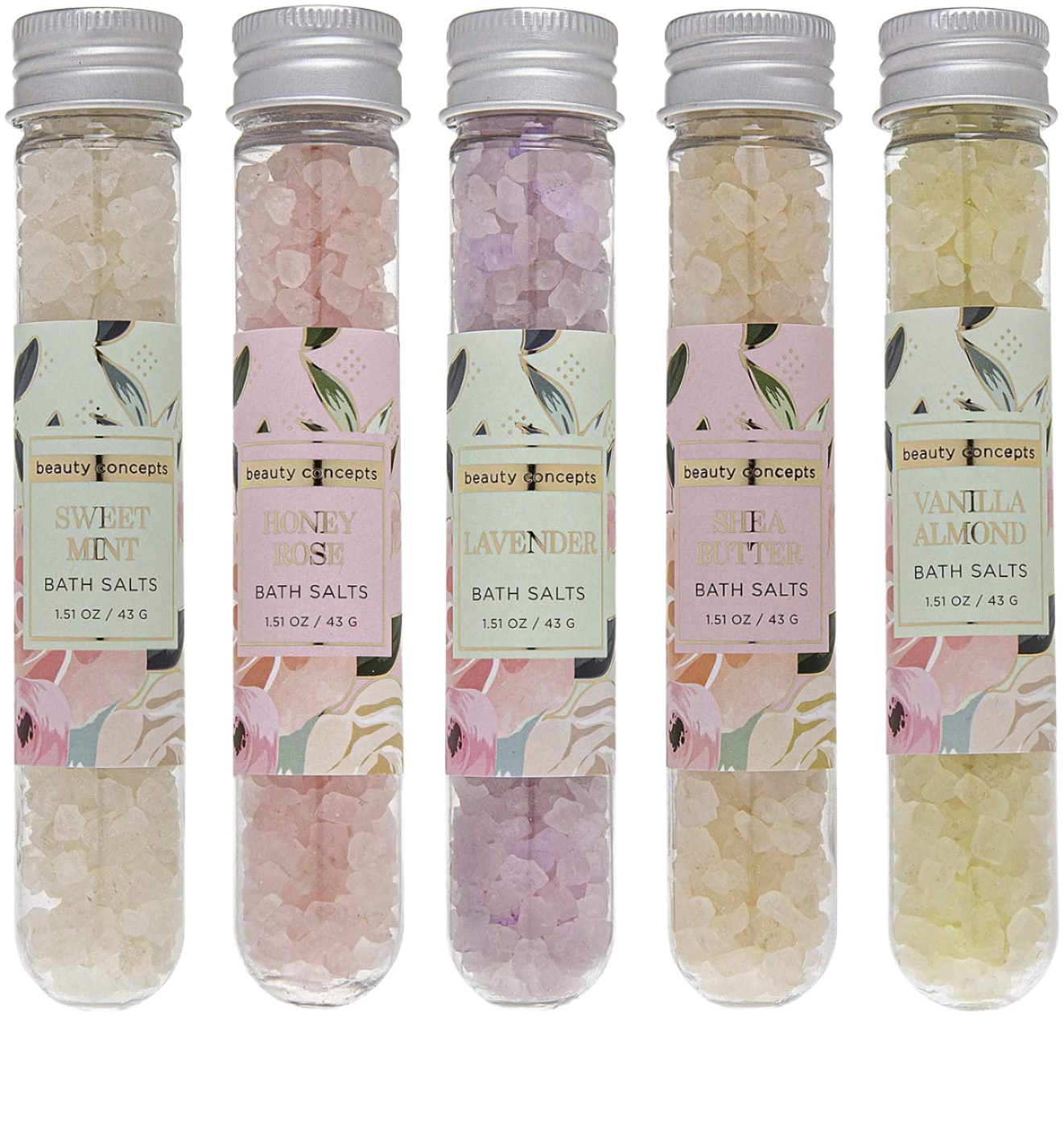 Private Label Lemon Sea Salt Bath Salt Candle Gift Set Allergy Relief Jasmine Infused Body Spa Products Amber Cleaning