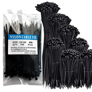 Igoto Manufacturer Eco-friendly Wire Tie Wrap UV Resistant Nylon 66 Fastener Zip Tie Plastic Cable Ties