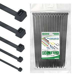 IGOTO Manufacturer Cable Zip Tie Plastic White Cable Tie 200Mm Cable Tie Uv Resistant 600Mm