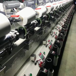 Polyester Cotton Yarn Soft Winding Machine Is Used for Dyeing