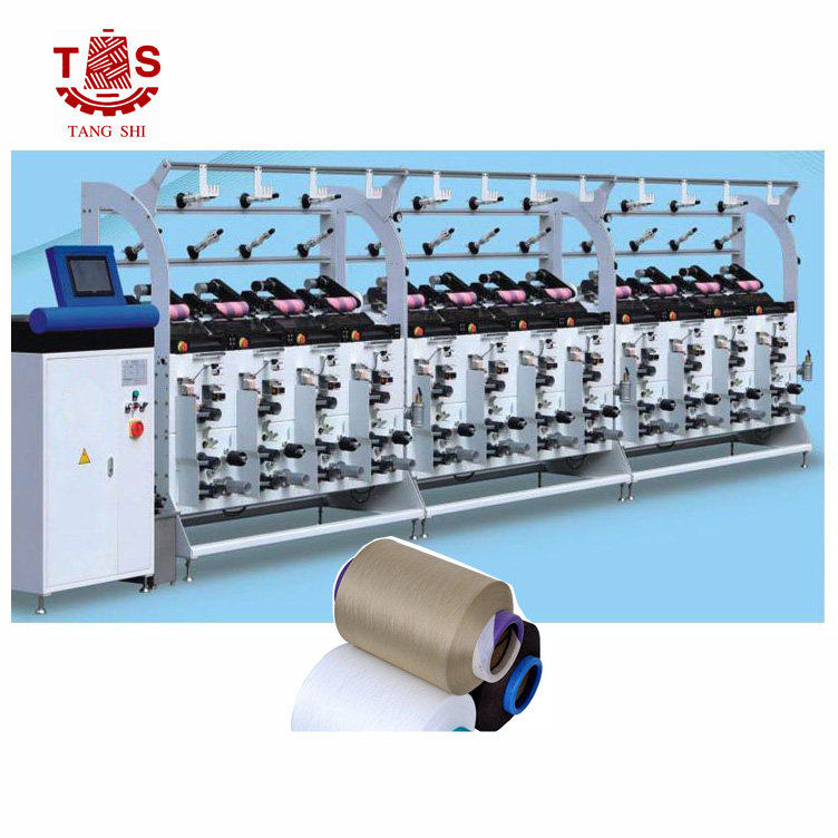 High Speed Spandex Covering Machine with Heberlein air Jet for ACY Yarn Making with Nylon Polyester and Spandex