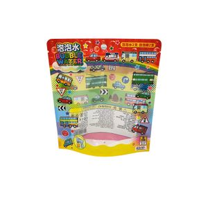 Custom Logo Print Resealable Plastic Zipper Bag With Clear Window Stand up Pouch Packaging for Food Package