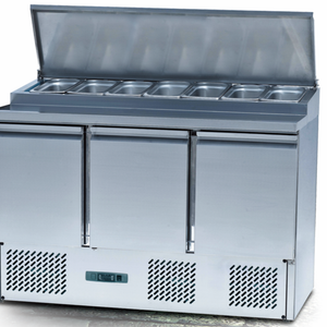 TT-BC280D-2 Commercial Restaurant Kitchen Prep Table Refrigerator