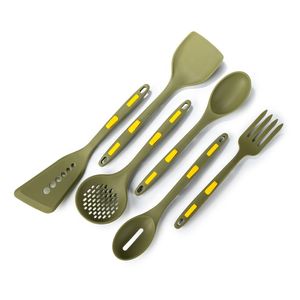 New Arrival 6pcs Food Grade Silicone Kitchen Utensils Non-Stick Cooking Tools and Accessories Set