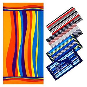 Quick Dry Microfiber Promotional Personalized Sun Bed Beach Towel Jacquard with Pockets